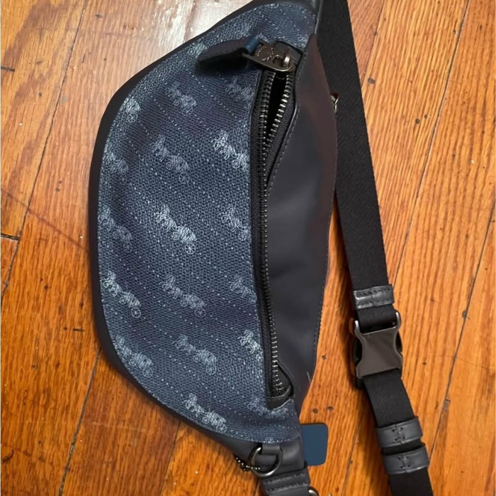 Navy Coach Bag
